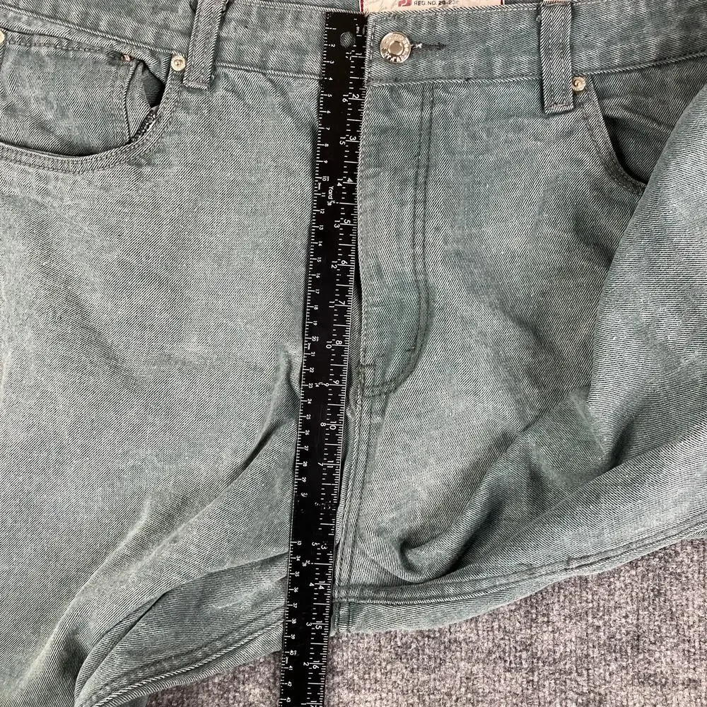 PJMark Straight Leg Jeans Mens Size 44x32 Green Relaxed Fit Denim Casual Vintage